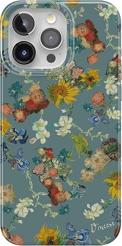 Casely iPhone 15 Pro Case Van Goghs Flowers The Van Gogh Museum 50th Anniversary Classic Case Compatible with