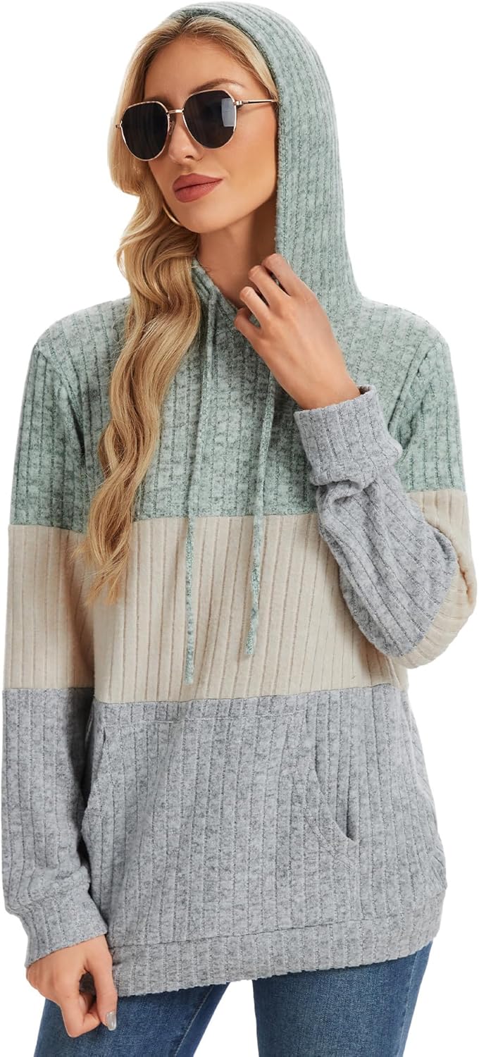 Hoodies for Women Casual Long Sleeve Drawstring Loose Fit Pullover Sweaters Tops for Women Trendy 2025 Fall Fashion - Image 5