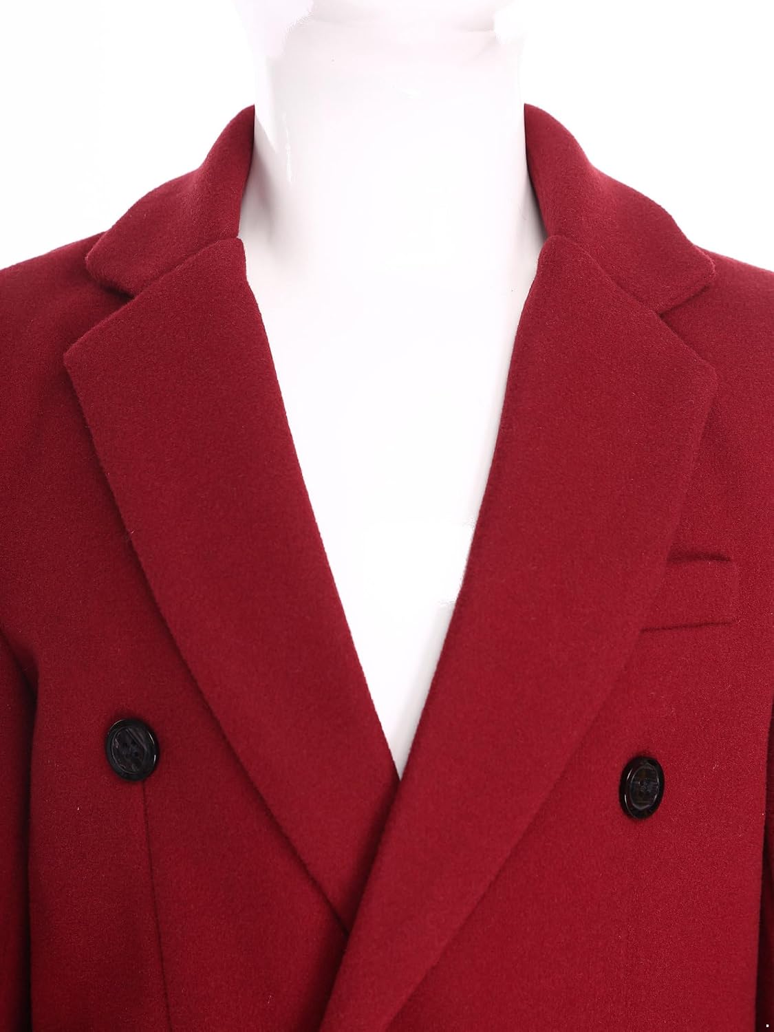 Boys Peacoat Notch Lapel Double Breasted Trench Coat Classic Winter Jacket for 18 M-6 Years