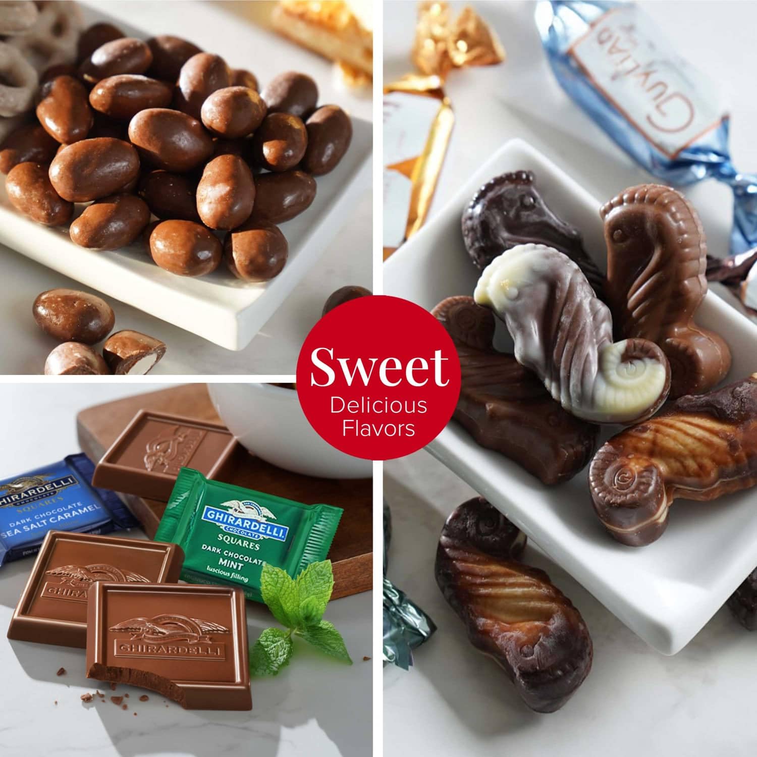 Gourmet Chocolate Gift Basket for Mothers Day, Fathers Day or Any Occasion for Women, Men, Families,