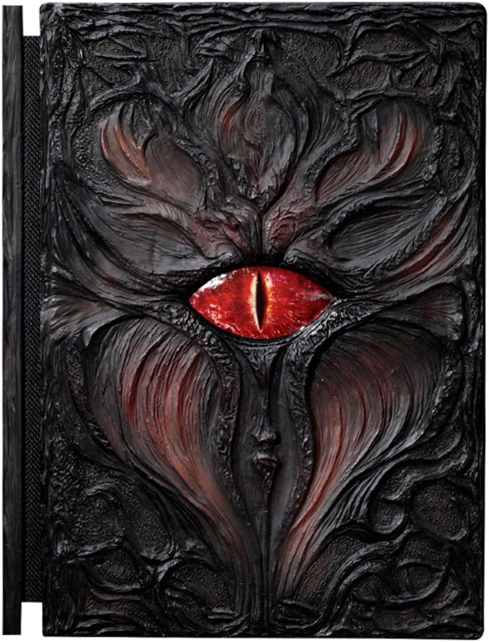 Dragon Eye Journal, Demonic Eye sketch books, Grimoire,Handmade 3D Resin Engraving Notebook for DND Campaigns, Vintage Antique Travel Diary, Collection,Gift,Decoration A5 Size