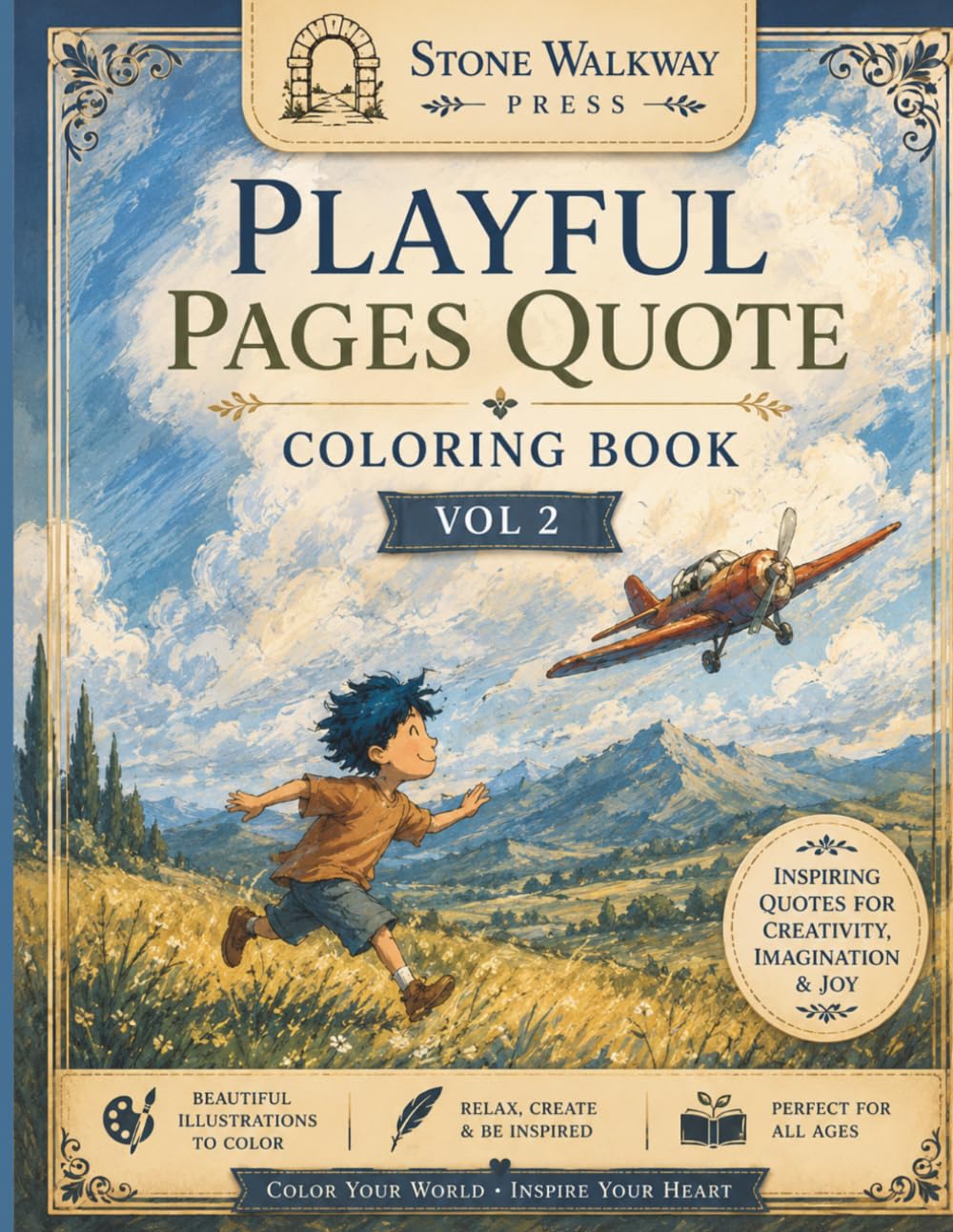 Playful Pages Quote Coloring Book Vol 2
