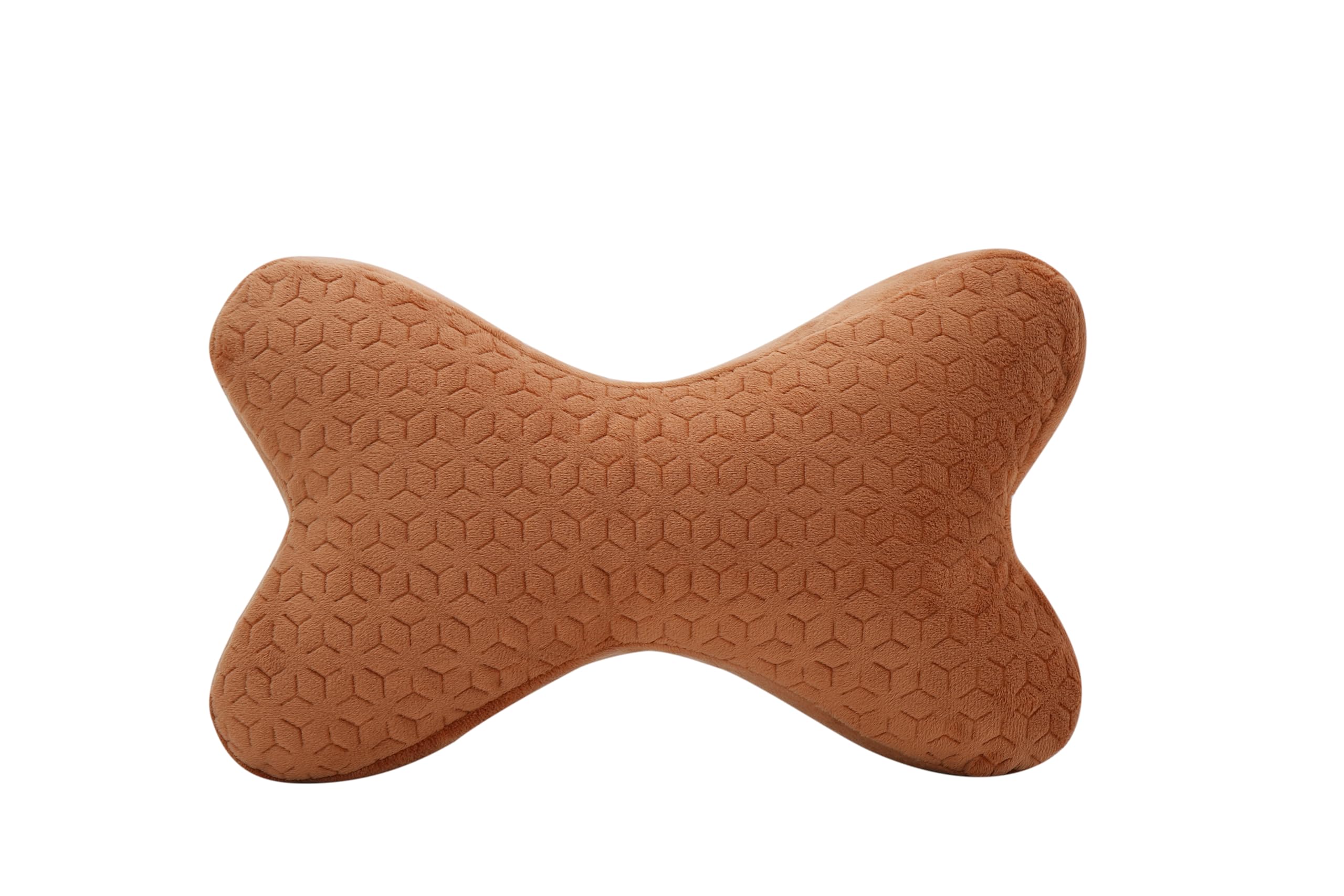 AutoFurnish Plush Car Neck Rest Pillow | Ultrasoft Memory Foam Pillow for Comfortable Car Rides | Superior Neck Support Cushion | Relieves Neck Pain & Improves Posture | Washable Velvet Cover | 1