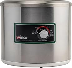Winco Electric Round Food Warmer/Cooker, 1050 W, 120V, 7 Quart
