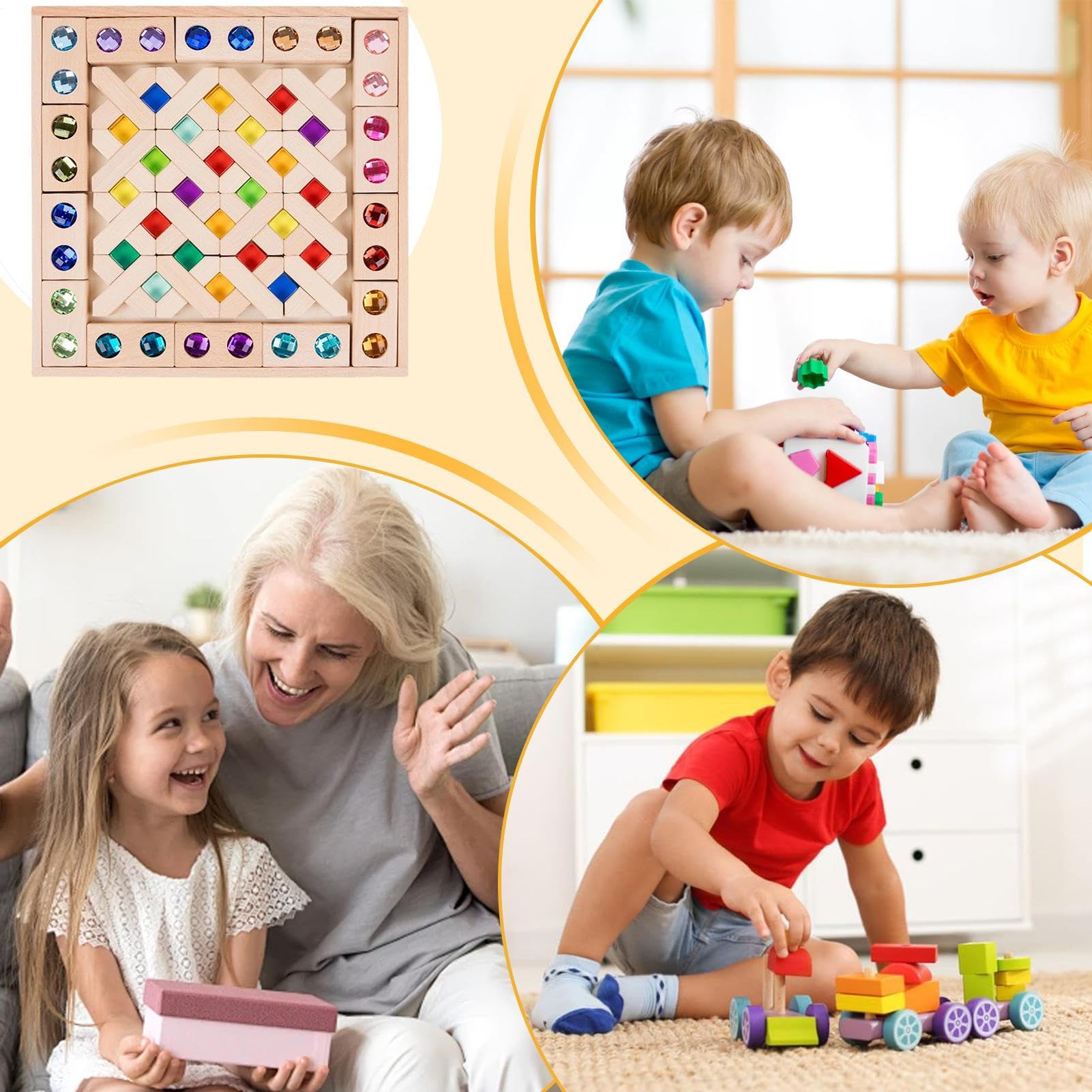 da Costruzione Giocattoli di Apprendimento Precoce | Giocattoli Colorati per l'Apprendimento per Viaggio Scuola Festa Aula Sala Giochi Istruzione Domestica Campo Estivo