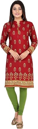 Maple Clothing Indian Kurtis for Women Long Kurta India Tunic Tops