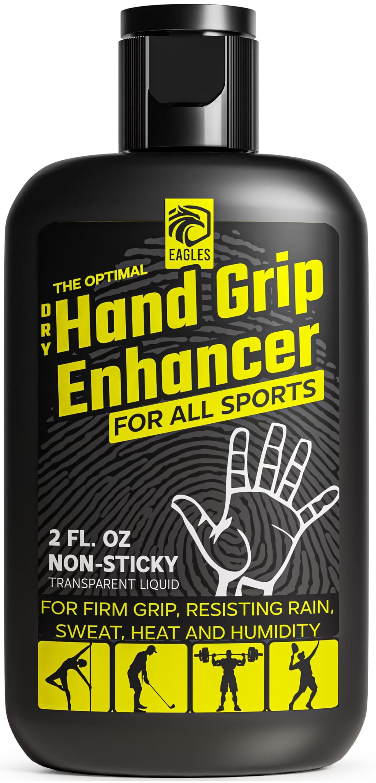EAGLES Dry Hand, Pole Grip Solution, Grip Enhancer, Non-Sticky, Anti-Slip Solution for Pole Dancing, Sweaty Hands, Dry Grip for Football, Tennis,