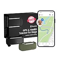 Tractive GPS Cani Intelligente - Bundle con Custodia Verde Oliva | 2025 Edizione |