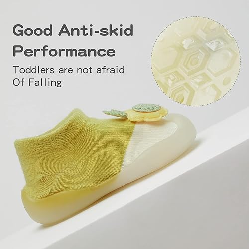 Miniatura 3 de Calcetines para bebé, suela de goma, antideslizantes, para interiores, unisex, recién nacidos, niños y niñas