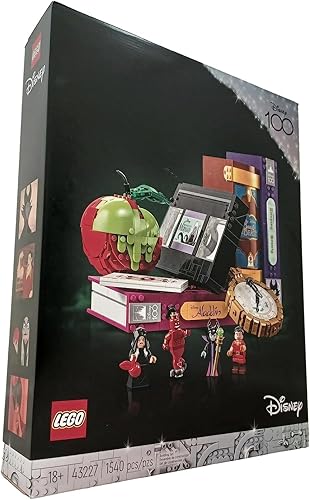 Lego Disney 100 villanos de Disney Icon Navidad 43227 bloque de juguete Regalo Fantasía Niña Adulto