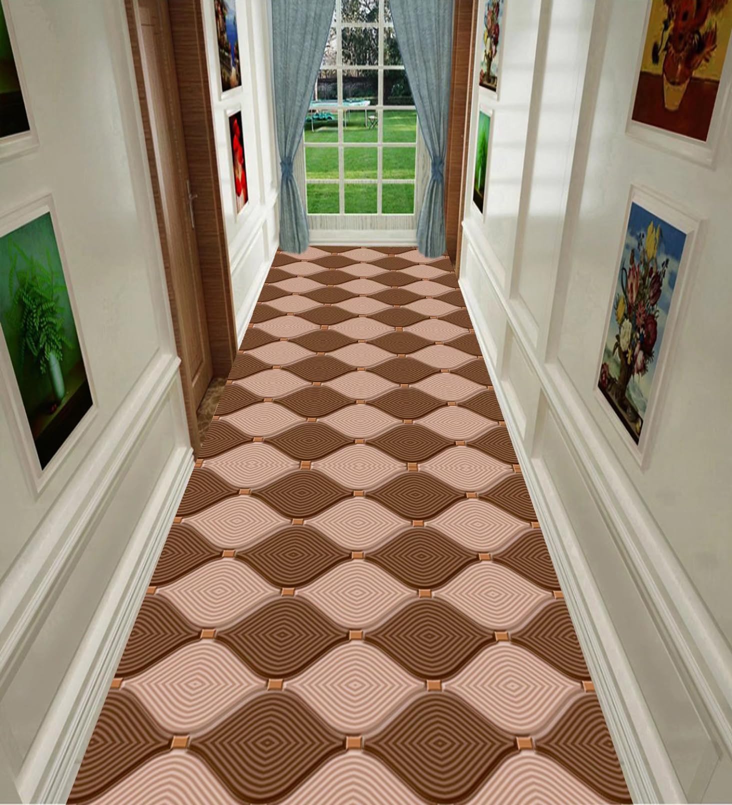 Antypoślizgowy zmywalny dywanik do przedpokoju, 1,2 m x 2 m