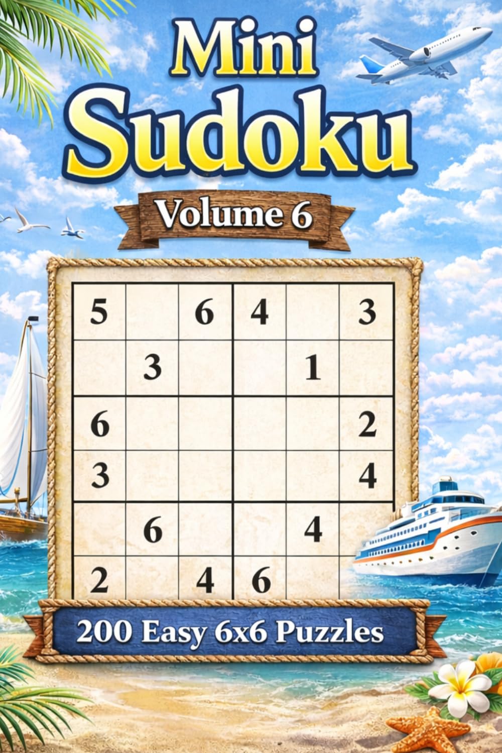 Mini Sudoku Volume 6: 200 Easy 6x6 Puzzles (Mini Sudoku Mastery Series)