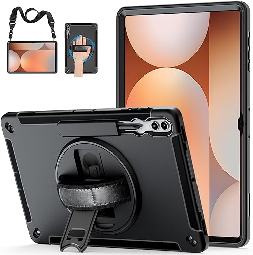 Funda para Galaxy Tab S10 UltraS9 UltraS8 Ultra 14.6 INCH Funda protectora de TPU para Samsung Tablet S9 UltraS8 Ultra 14.6" con soporte - Asa -