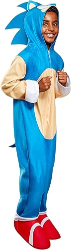 Miniatura 9 de Rubies Disfraz de mono de gran tamaño Sonic para niños como se muestra talla M de EE UU