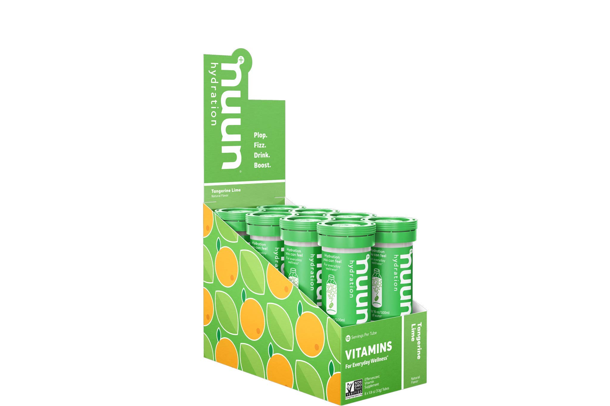 Vitamins: Vitamins + Electrolyte Drink Tablets, Tangerine Lime, 8 Tubes (96 Servings)
