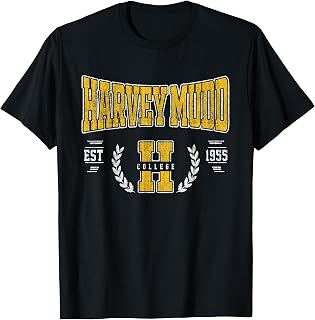 Vintage Harvey Mudd Retro Athletic Sports Tee Men Women T-Shirt