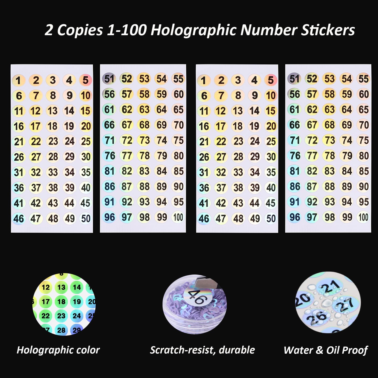 100 szt. Nail Art Display Tipsy do ćwiczeń paznokci z naklejkami z numerami Nail Art Display przezroczyste pałeczki do paznokci