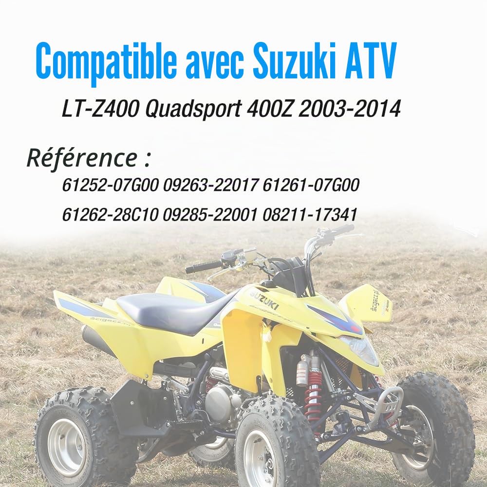 Kit de réparation des bagues de bras oscillant arrière et joints pour Suzuki LTZ-400 Z400 Quadsport 400Z 2003-2014