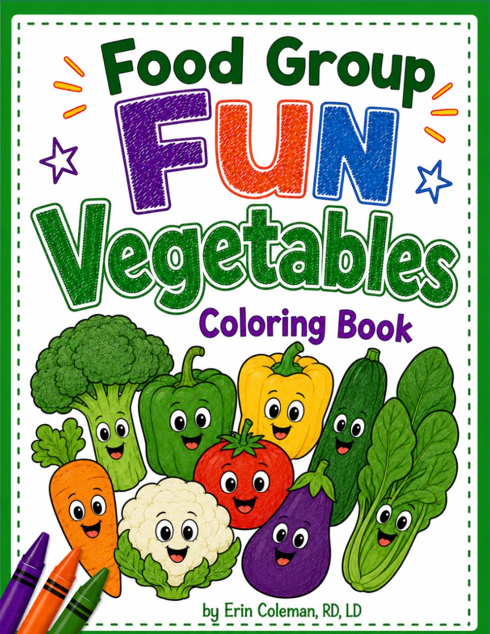 Vegetables Coloring Book (Food Group Fun)