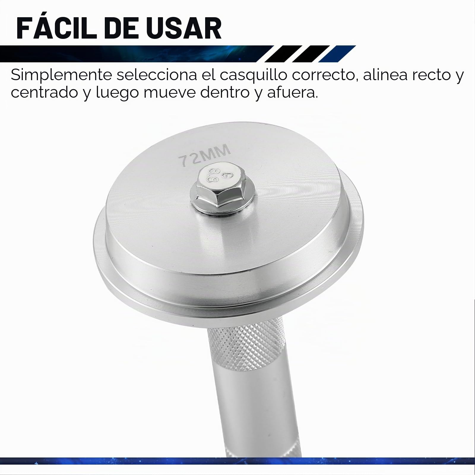 ATPEAM 10 Piezas Extractor de Rodamientos y Sellos, Kit Profesional de Instalación y Extracción con Adaptadores de Aluminio para Taller y Reparación de Ruedas