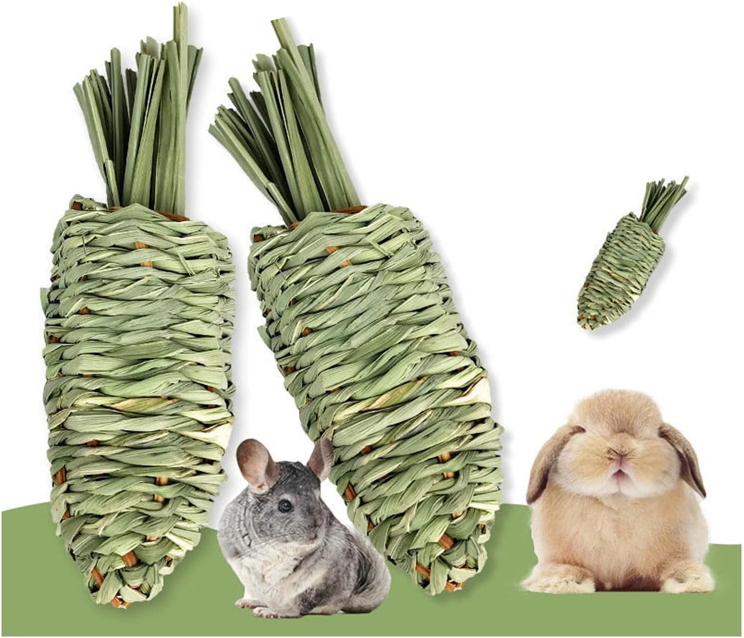 100 正規品 うさぎ ハムスター 噛むおもちゃ 可愛い人参形歯磨き あそび道具 天然の草製 小動物かじり 小動物用 ペット用品 かじり用品 Glm Co Il