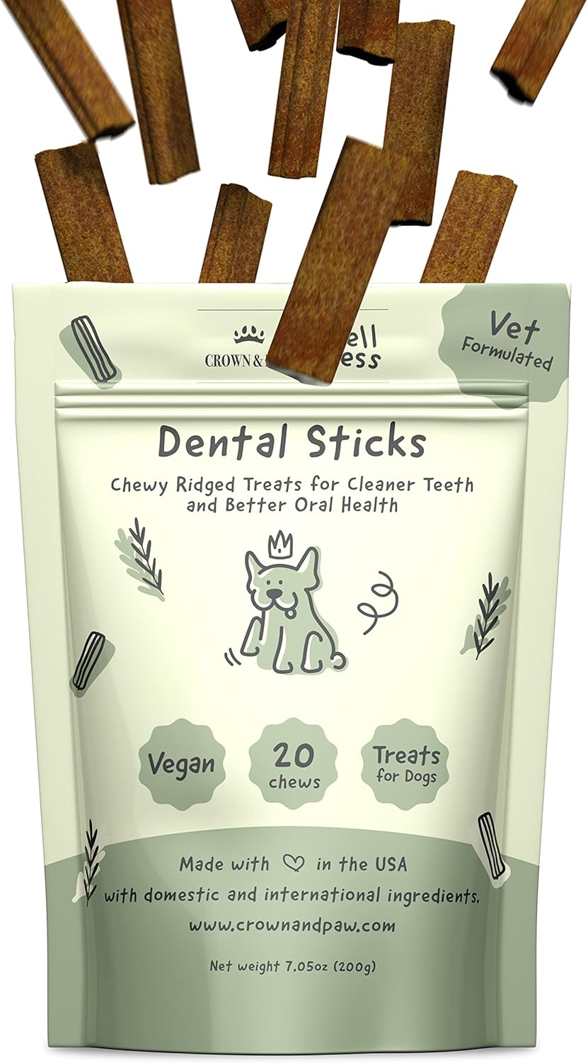 Pet Supplies Crown & Paw Dental Chews for Dogs Breath Freshener Dog