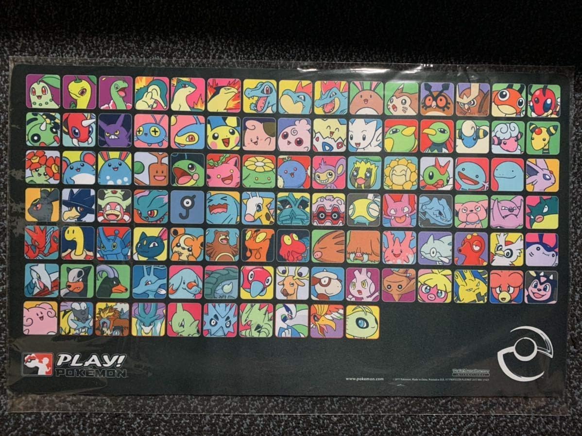 豪華で新しい 正規品 海外ジャッジ報酬 プレイマット ジョウト プロフェッサープログラム ポケモンカードゲーム Oksolucionessas Com