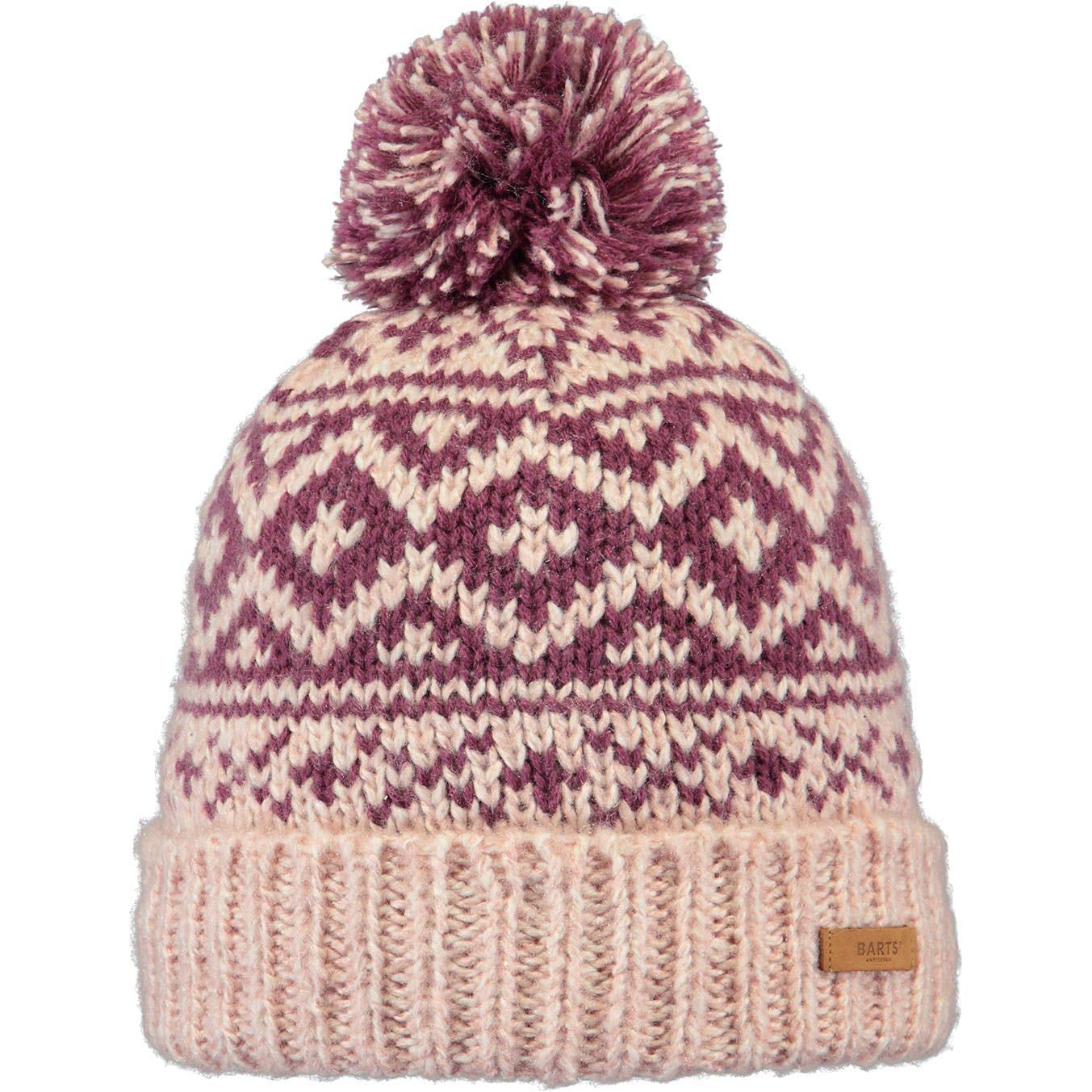 Barts Burgundy Hats Romance Bobble Hat - Pink- 1-Size