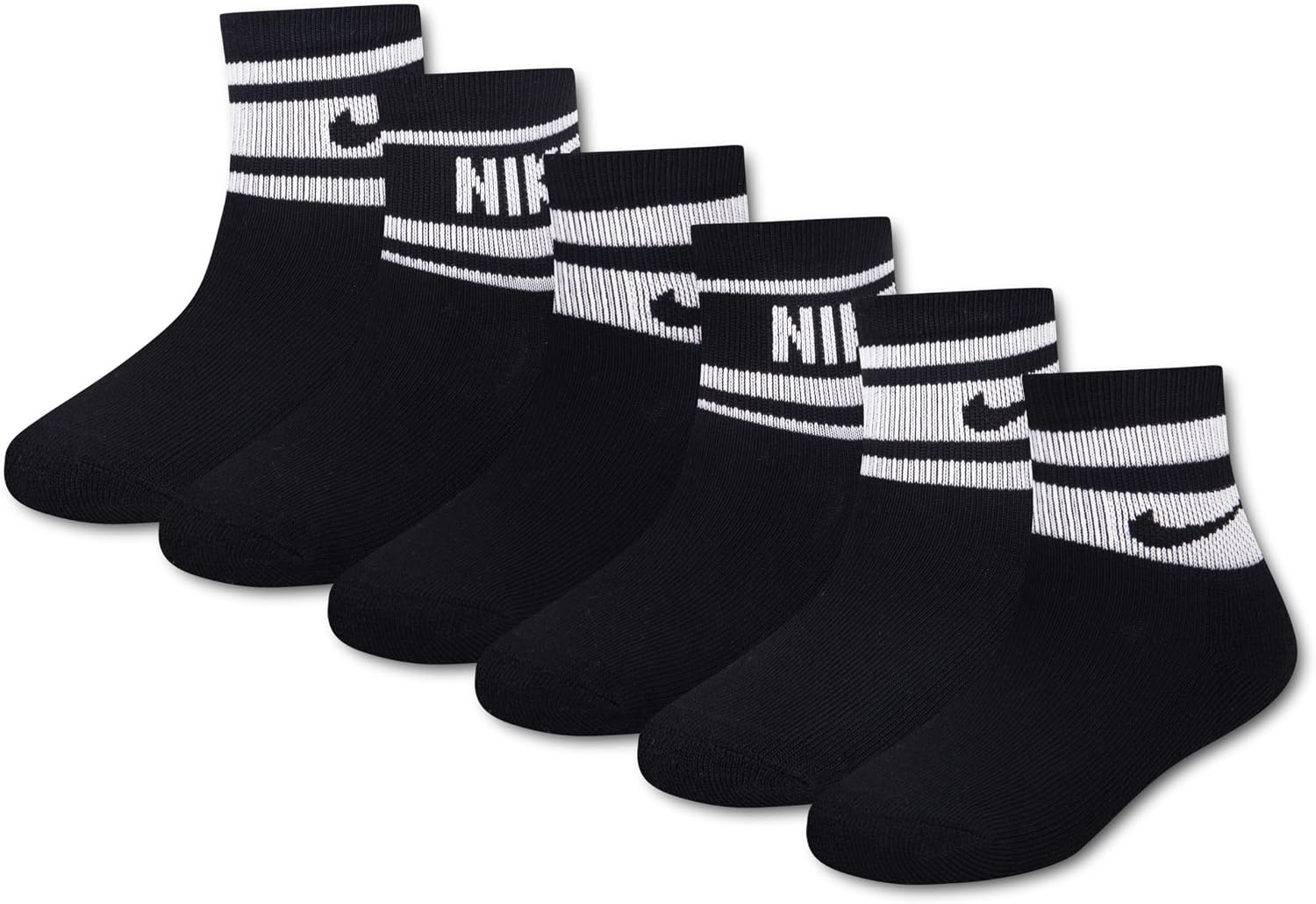 Nike Kids' 6-pack Graphic Ankle Socks