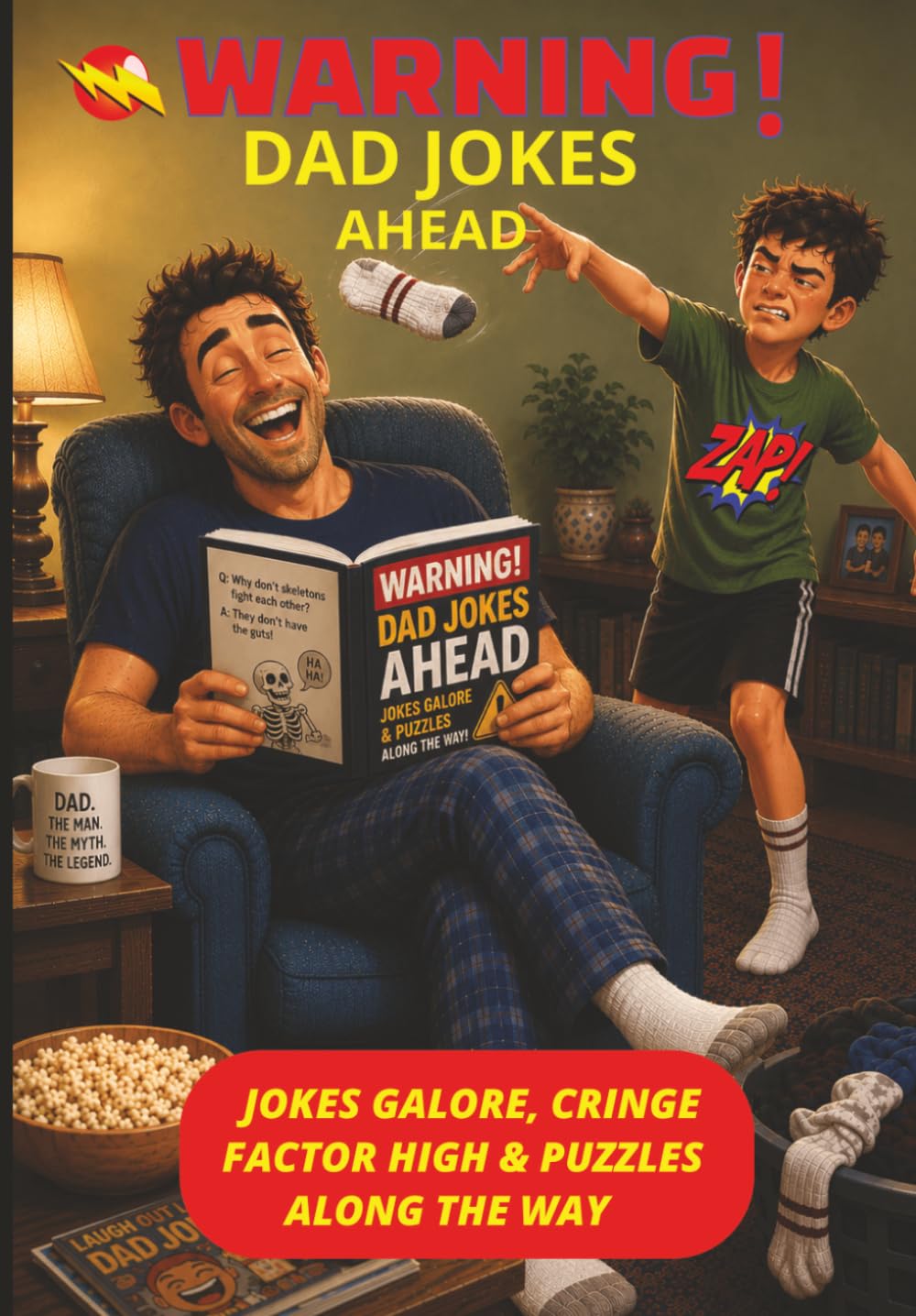 WARNING! DAD JOKES AHEAD: Jokes Galore,Cringe Factor High & Puzzles Along The Way