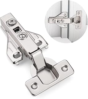 Probrico 2-Pack Soft Close Cabinet Hinges, 105° Full Overlay for Face Frame Kitchen Cabinets - Mounting Screws Included