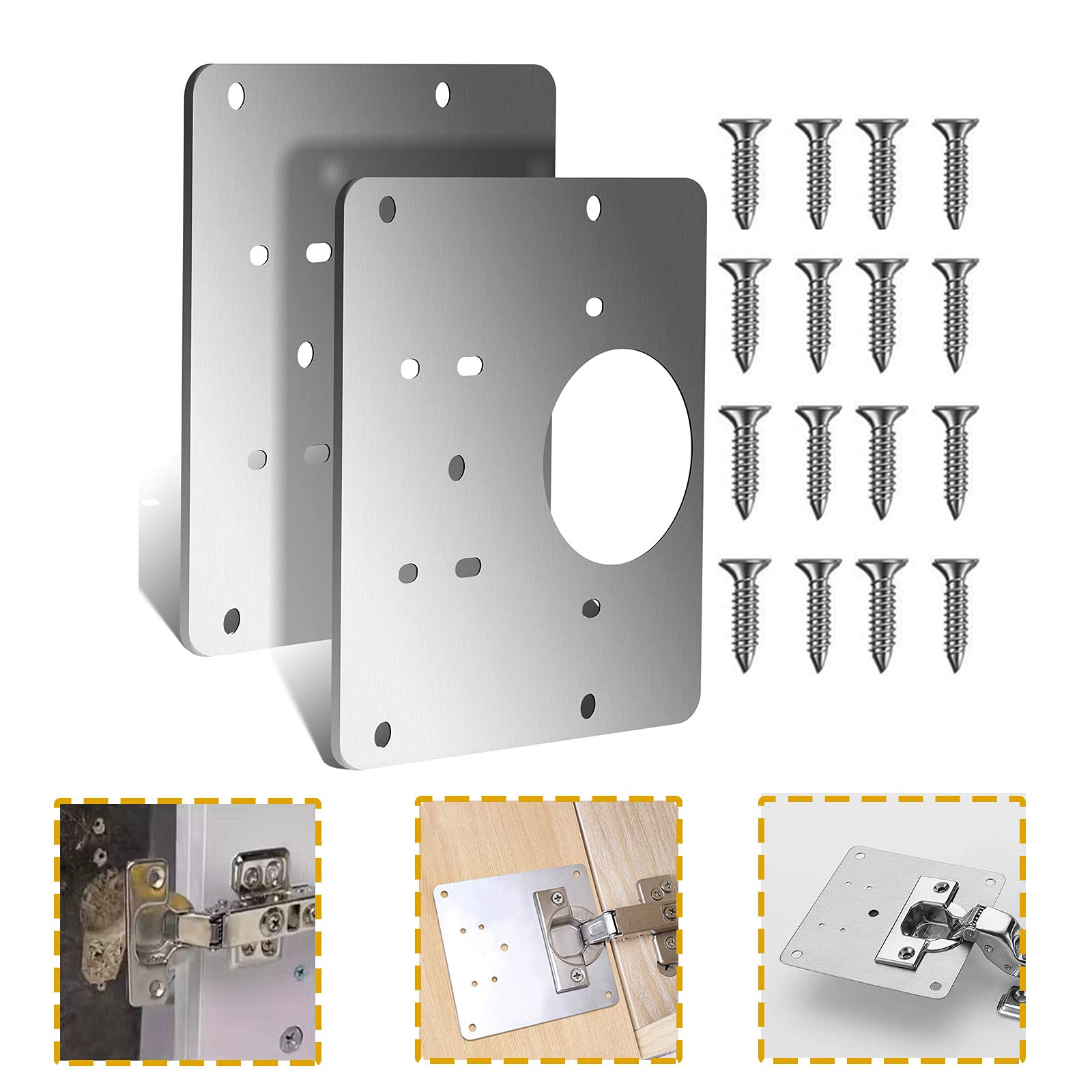 Buy Graffitimaster Hinges Repair Plate, Kitchen Cupboard Door