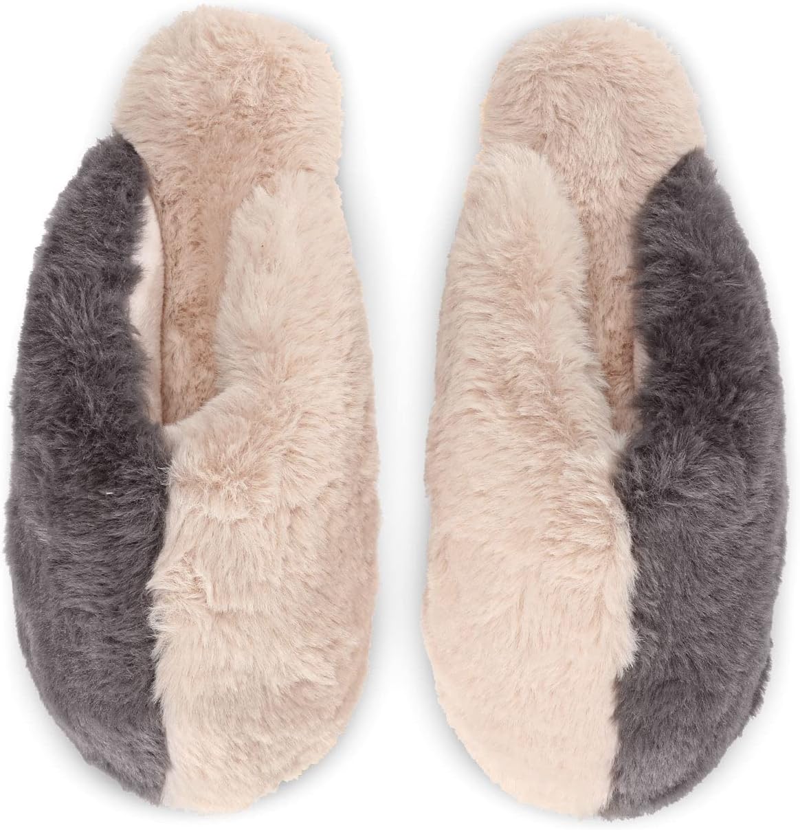 MeMoi Women's Colorblock Plush Slippers