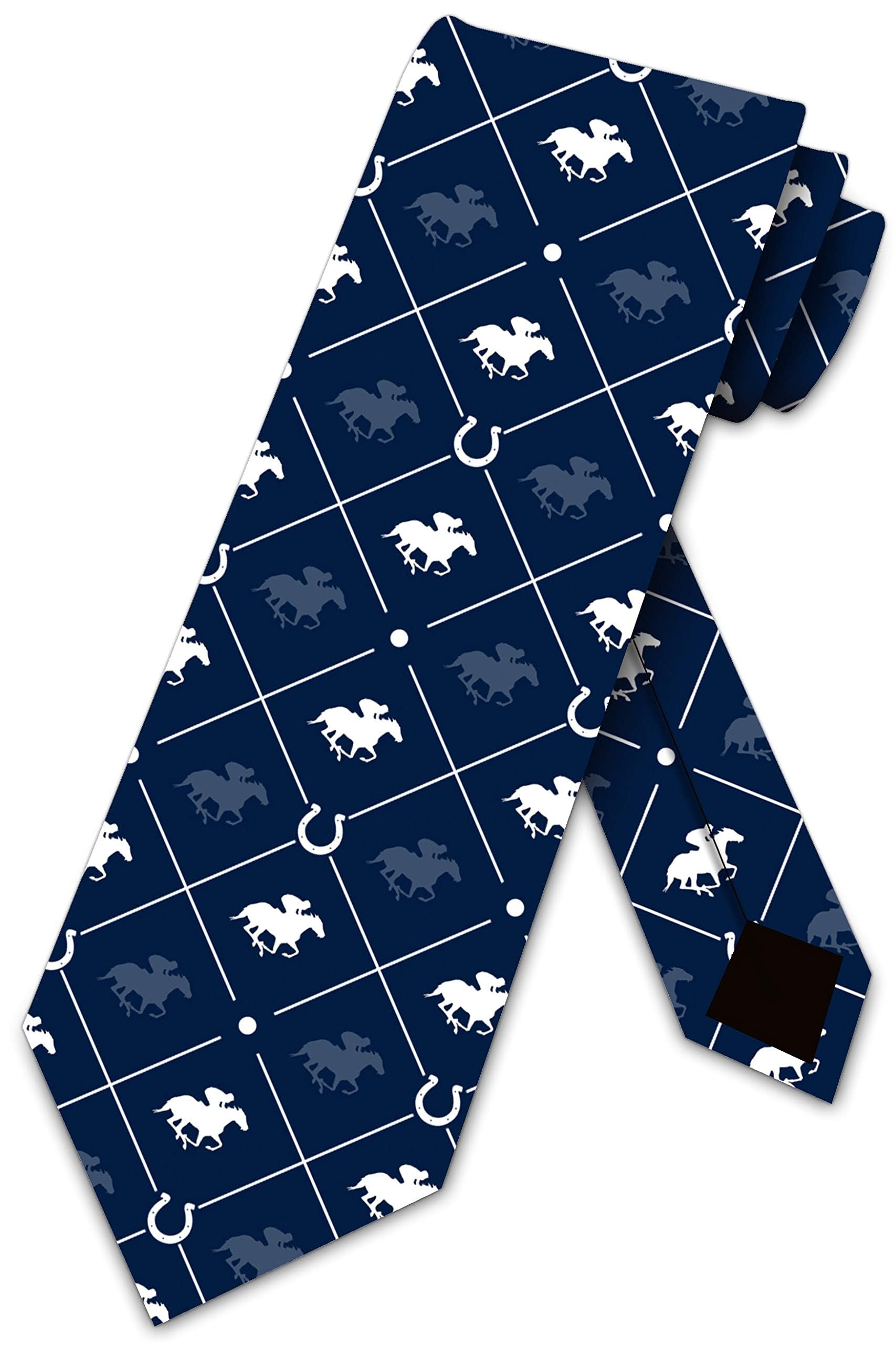 Three Rooker Horse Racing Ties Mens Equestrian Sports Business Necktie