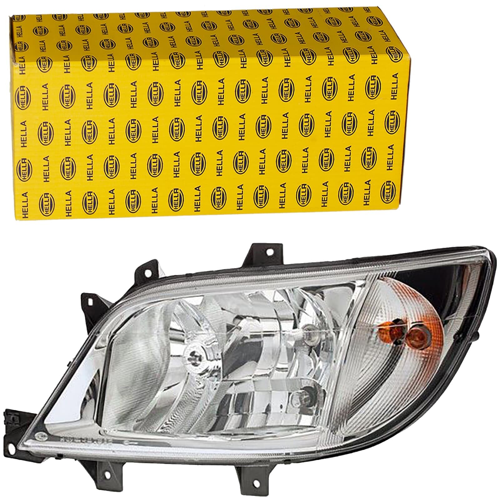 HELLA 1LH 246 047-081 Halogène Projecteur principal - pour p.e. Mercedes-Benz Sprinter 3-T Chassis (903) - ECE - pour circulation à gauche - droite