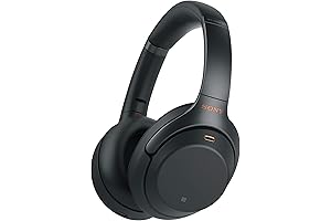 Sony WH-1000XM3 Wireless Noise Cancelling Headphones with Alexa Voice Control (Black) (International Version)