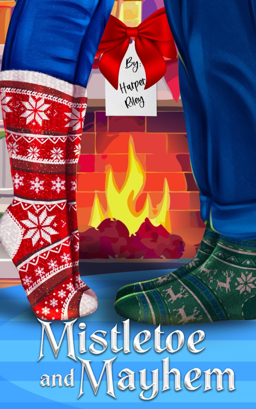 Mistletoe and Mayhem: A Hallmark Christmas holiday style small town cozy mystery rom com with LGBTQ+ (Maryville Mayhem)