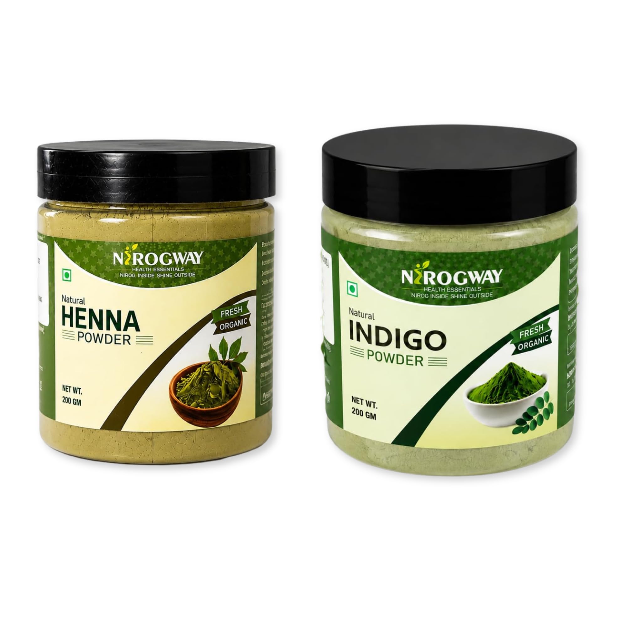 Natural Henna & Indigo Powder Combo – Pure Organic Hair Color Kit for Black/Brown Hair, Chemical Free, No PPD, No Ammonia – 200g-picture-21