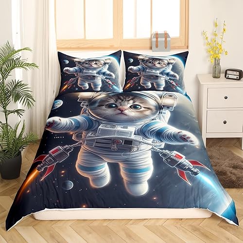 Vista 65 de Erosebridal Funda de edredón de zorro kawaii, juego de ropa de cama de zorro de dibujos animados, funda de edredón con 2 fundas de almohada para Fox
