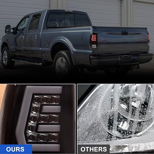 Miniatura 32 de ROXX Conjunto de luz trasera compatible con Ford F-150/F-250/F-350 1999 2000 2001 2002 2003 Ford F-150/F-250/F-350 lado del conductor y del pasajero