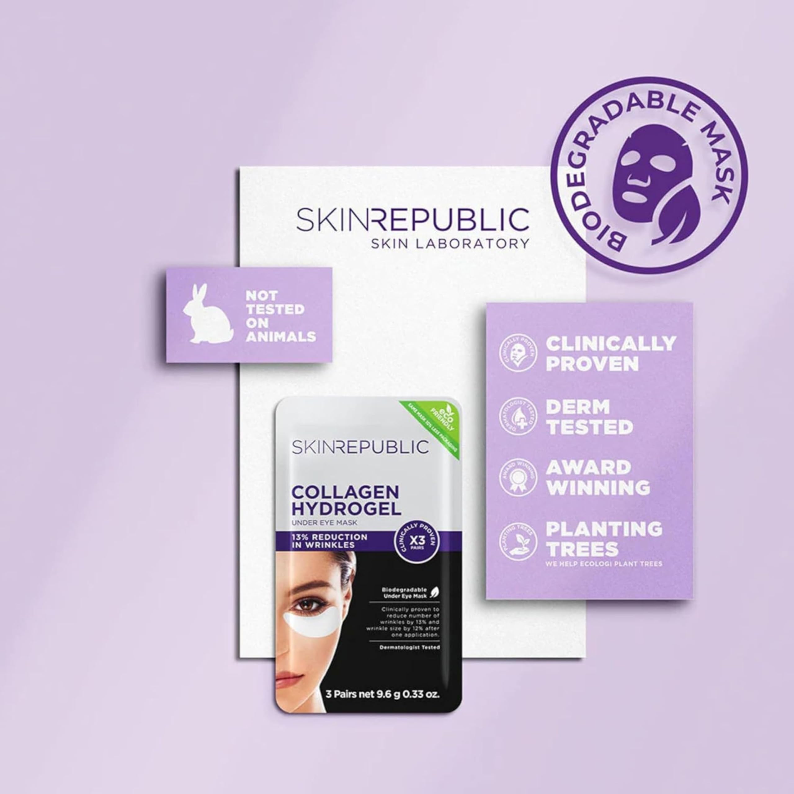 Republika kolagenu Under Eye Patch 18 g – opakowanie 10 szt