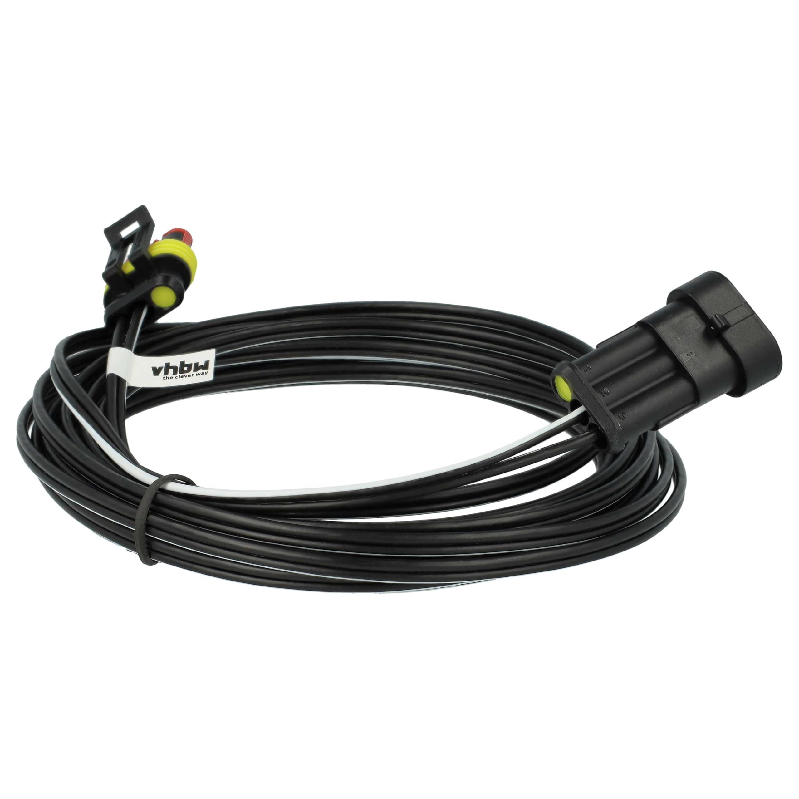 vhbw 1x alimentatore, 1x cavo a bassa tensione 5 m compatibile con McCulloch ROB S800 (2020) tosaerba