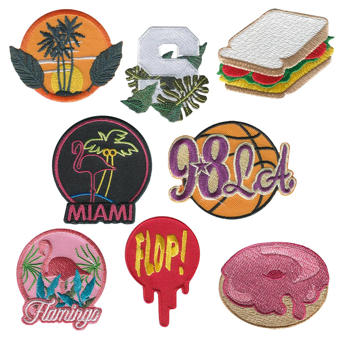 Patch Brodé Vintage Ciao GMF Company - Années 80/90 - À Coudre Sur Vêtement Ou Accessoire