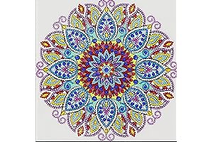 Stunning 5D Diamond Painting Kits Mandala Special Shaped Partial Drill