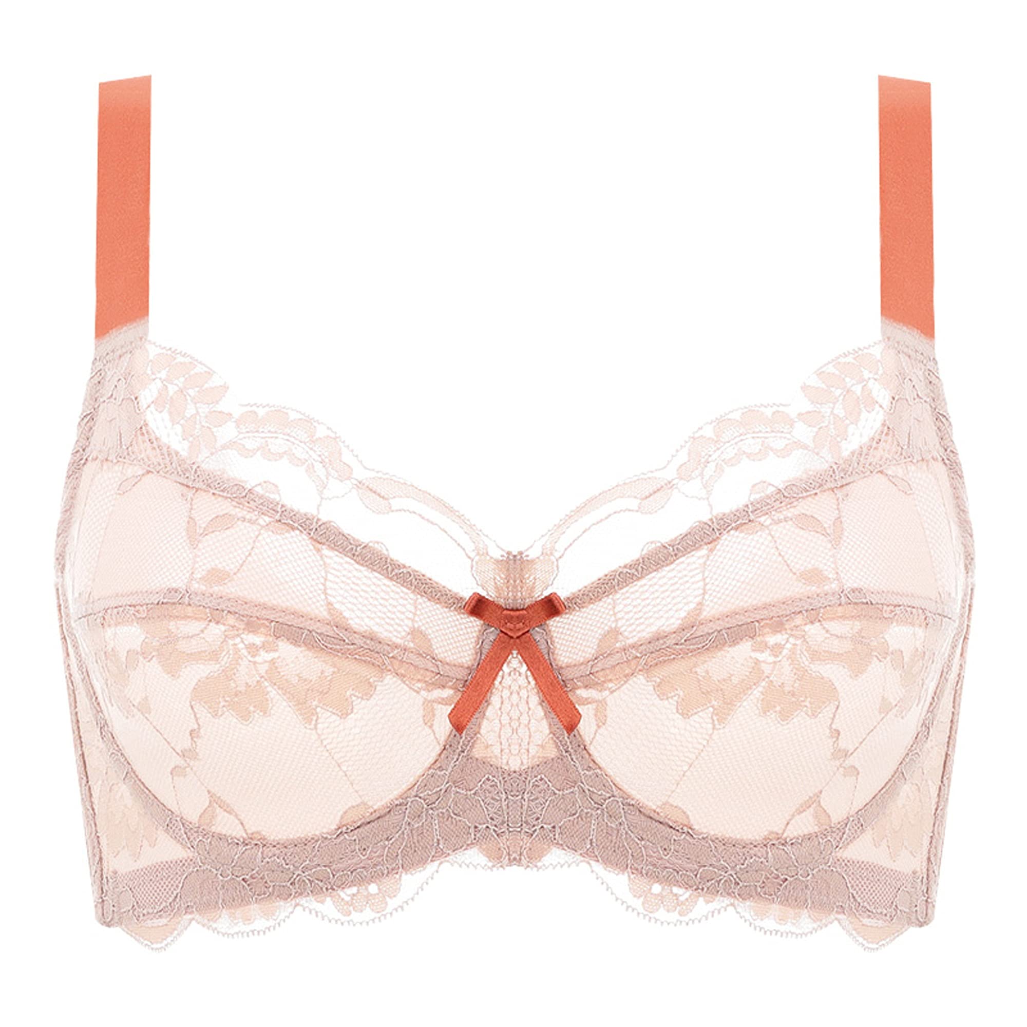 Brassière couverture complète d'exception en dentelle florale classique menthe - 8