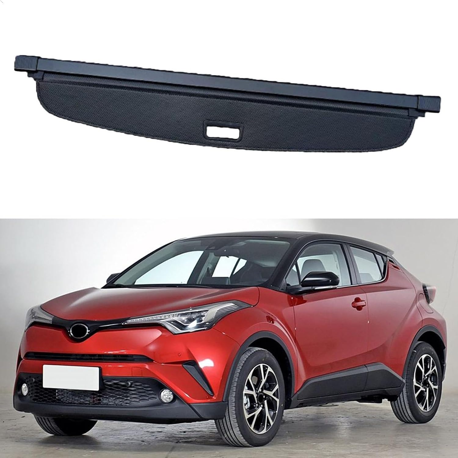 Retractable Car Trunk Cargo Cover Privacy Security Storage Shade,Compatible with Toyota IZOA CH-R