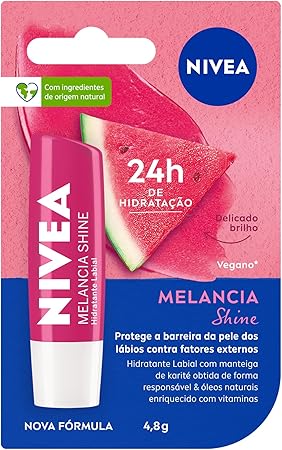 NIVEA Hidratante Labial Melancia Shine 