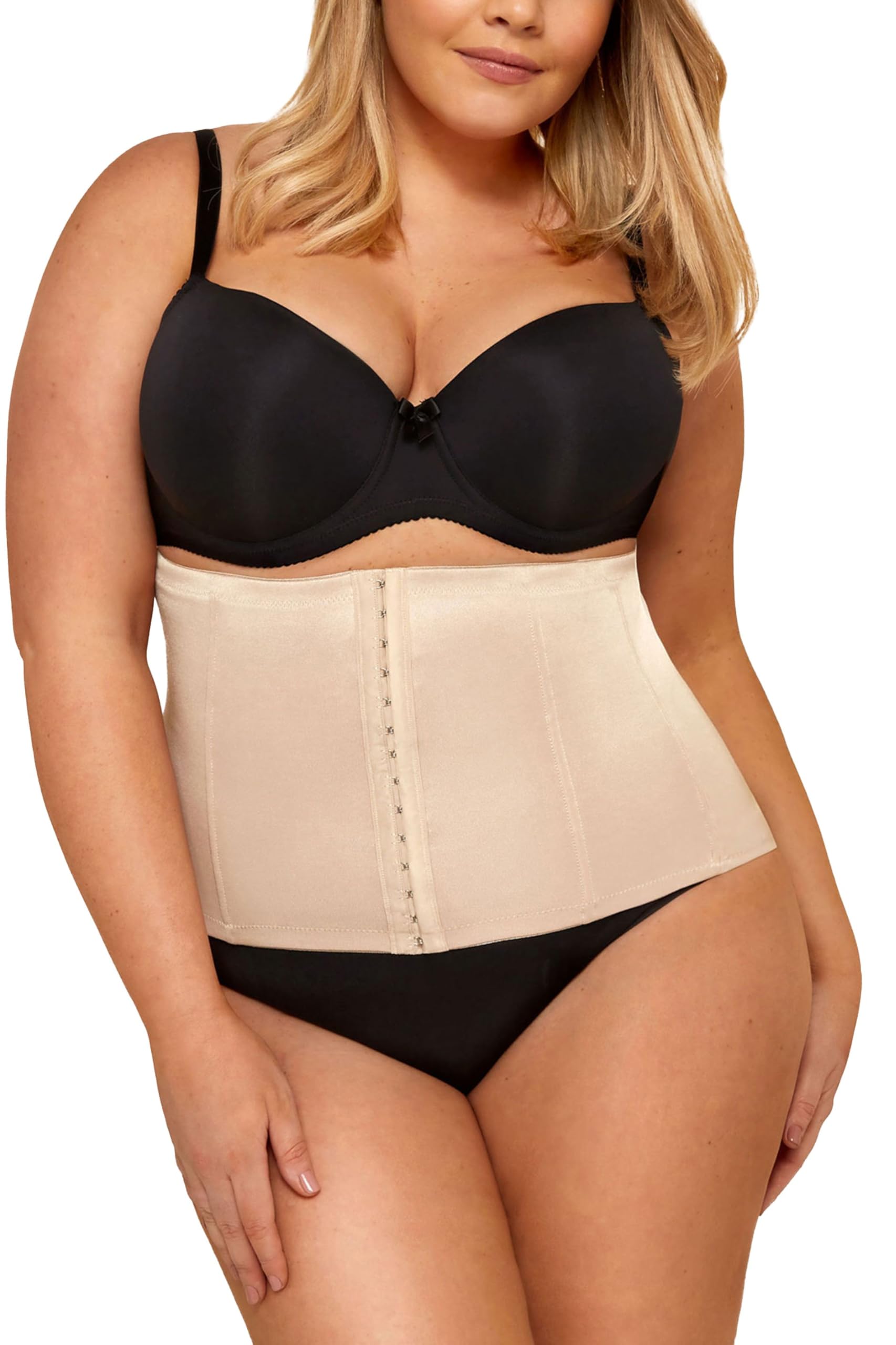 Yours Curve Nude Hook & Eye Control Belly Band - Women's - Plus Size Curve