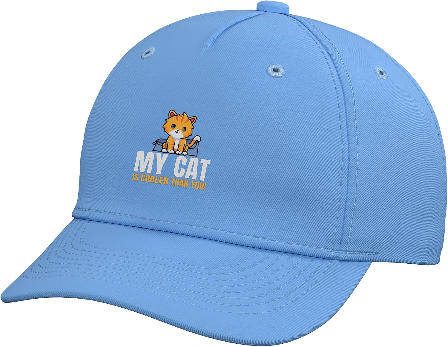 My Cat is Cooler Than You Kitty Pet Cute Cats Adjustable Baseball Hat