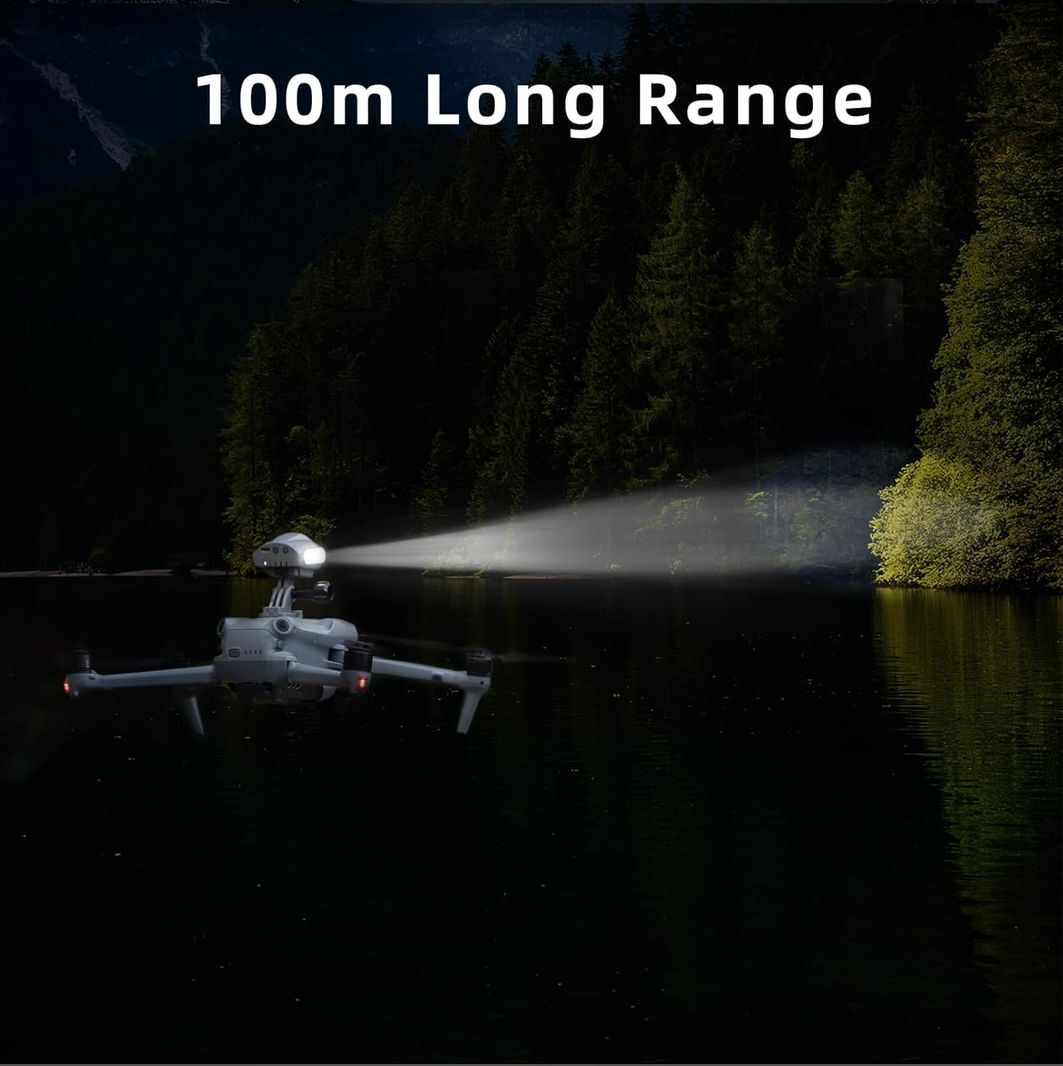 BTG Universal Drone Strobe Light Compatible with DJI Mavic 3 Pro Classic/Air 2 2S Air 3 3S/Mini 4 3 Pro/Mini 2 3/Avata 2/Mavic 2 Pro Zoom/FIMI X8SE X8 Mini Drone Searchlight Accessories